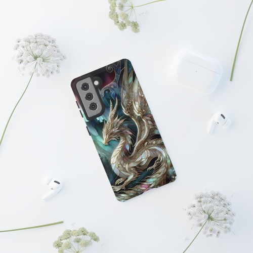 Dragon Phone Case | Aurora Borealis Design, Fantasy Gift for Dragon Lovers | X13 - 第 257/279 張圖片