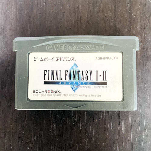 Final Fantasy I & II Nintendo Game Boy Advance Square Enix 2004 Japanese Version - Picture 1 of 24