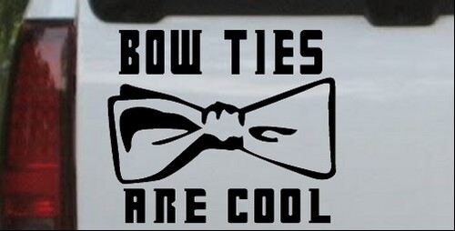Calcomanía Doctor Who Bow Ties Are Cool Ventana Automóvil o Camión Laptop - Imagen 3 de 32