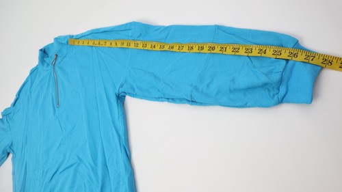 Damen Causal 1/4 Zip Sweatshirts Langarm Revers lose Activewear Pull Large - Bild 9 von 15