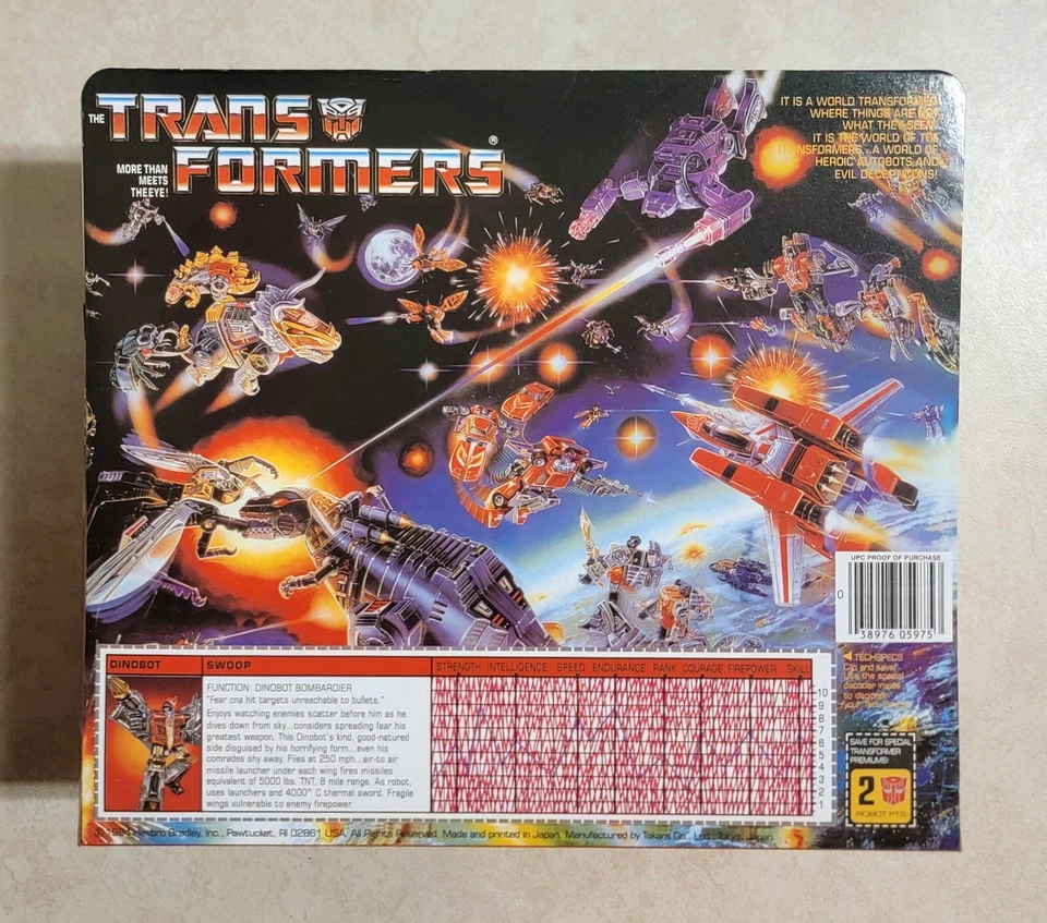 TRANSFORMERS G1 DINOBOT SWOOP US SELLER MISB RARE! AUTOBOT TOY ROBOT DINOSAUR - Image 2 of 3