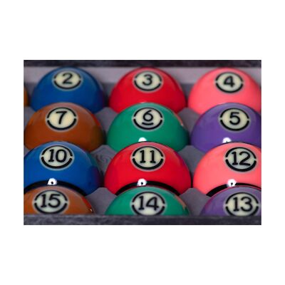 Aramith Tournament TV Black Billiard Pool Ball Set for sale