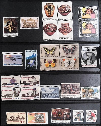  Postage  Stamp Set Year 1977 commemorative collectible - Picture 1 of 21