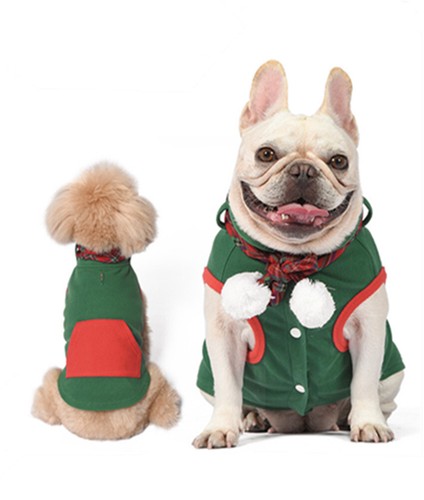 SN-B2-2 Pet's Festive Elf in Charge Santa Helper Christmas Costume - Bild 11 von 14
