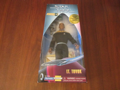 1997 Star Trek Voyager 9" Action Figure Lt. Tuvok Playmates 1997 Warp Factor 1 - Picture 1 of 4