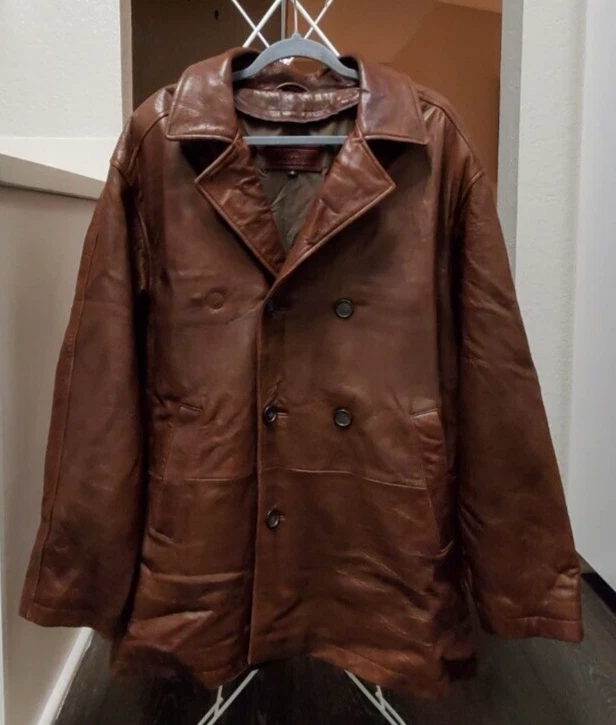Johnston murphy shop leather jacket