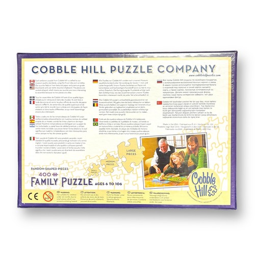 ¡NUEVO! Rompecabezas familiar Cobble Hill 400 piezas cubo cachorro - Imagen 2 de 2