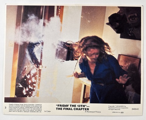 FRIDAY THE 13TH FINAL CHAPTER 4 x Mini Lobby Cards (Fine) 1984 8x10 Horror 24564 - 第 4/9 張圖片