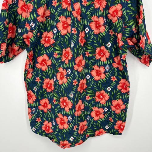 Ariat Short Sleeve Button Shirt Men's S Multicolor Floral Print Southwestern - Picture 8 of 14
