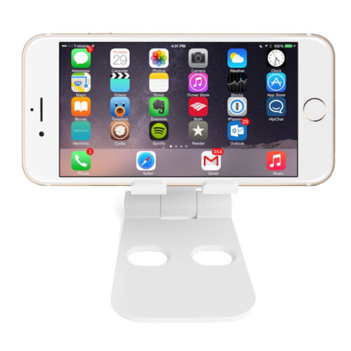 Support Téléphone Multi-Angles Réglable Aluminium Bureau Domicile Tablette - Imagen 6 de 14