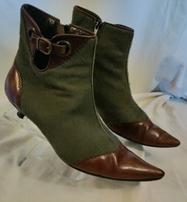Henry Beguelin Leather Zip Up Boots HENRY BEGUELIN STIVALETTO MESSICO NERO - Desert Son of Santa Fe main image 4