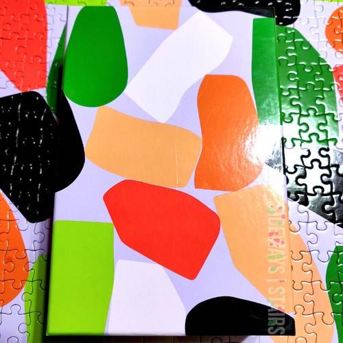 DUSEN DUSEN COLORED STONES PUZZLE 500pc colorful abstract maximalist modern RARE - Picture 2 of 10