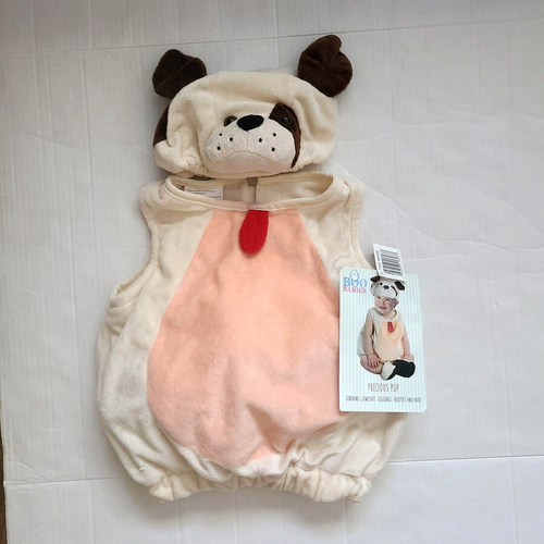 New Boo Babies Halloween Costume Precious Puppy Dog Sz 9-18 Mos 2-Pieces