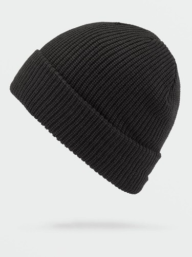 Volcom Poppen Beanie Black NWT OSFM - Picture 2 of 2