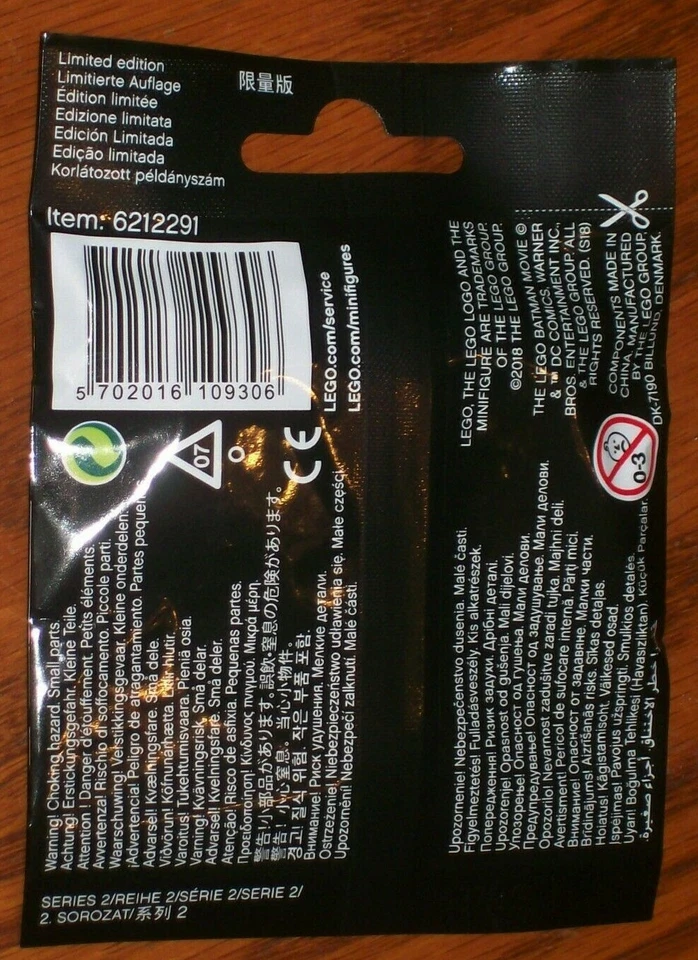 LEGO MINIFIGURES BATMAN MOVIE SERIES 2 (71020) ~ SEALED PACK - 2018 - Image 3 of 3