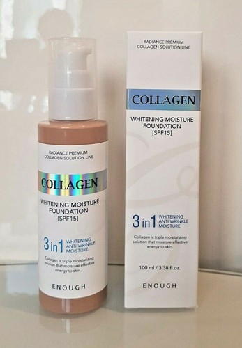ENOUGH Collagen Whitening Moisture Foundation 3 in 1 SPF15 Shade 13 / 21 / 23 - Picture 18 of 21