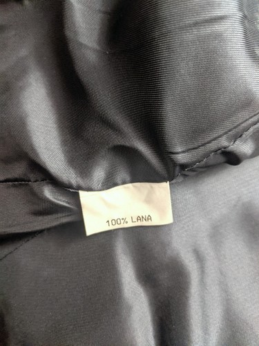 Valentini Jacke Damen Senf Größe 42 IN Wolle Check 3 Buttons Made IN Italy - Bild 5 von 12