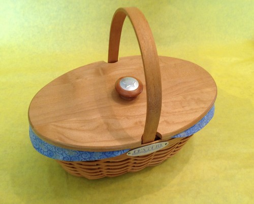 Longaberger Collectors Club - 2000 CENTURY CELEBRATION BASKET - combo w Lid - Picture 7 of 12