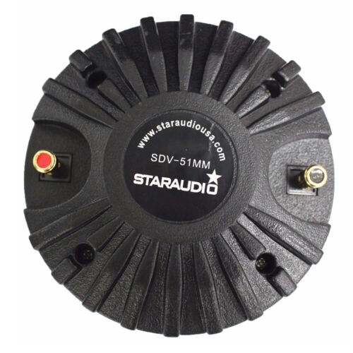 2 Pezzi 2600W Titanio Compressione 2,03 Pollici 51MM Avvitabile Corno Avvitabile Tweeter - Foto 5 di 11