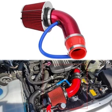 Red Pipe Diameter 3"＋Cold Air Intake Filter＋Clamp＋Accessories Car Air Intake Kit