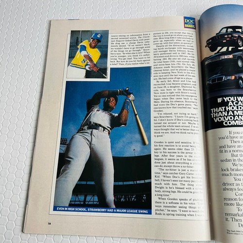 Darryl Strawberry SI Sports Illustrated July 11 1988 Mr Long Ball Mets / Yankees - Bild 4 von 7