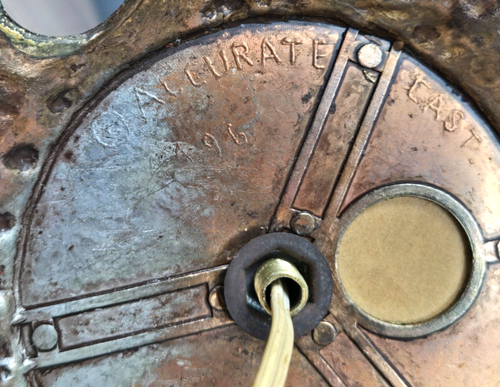 Vintage Pair of Accurate Casting Co. diamond point glass ball table lamps 28.5" - Picture 12 of 15