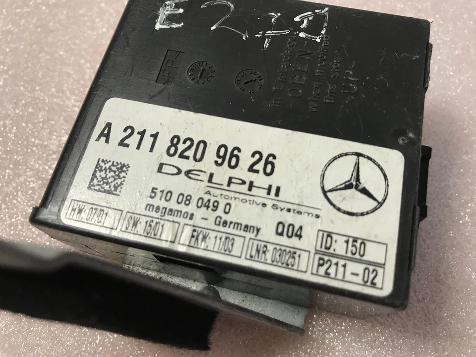 UNIDAD MÓDULO CONTROL ALARMA MERCEDES BENZ CLASE E W211 2002-2009 A2118209626 Foto 2 de 4