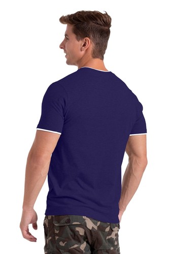 westAce MENS CASUAL V NECK T SHIRT SHORT SLEEVE SHIRTS HEAVYWEIGHT TEE - Imagen 9 de 16