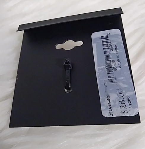Guess Silver Black Gold With Zirconia Ring Band. Size 7 - Picture 3 of 3