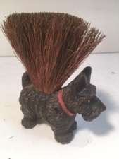 ANTIQUE VINTAGE SCOTTIE DOG GARMENT BRUSH