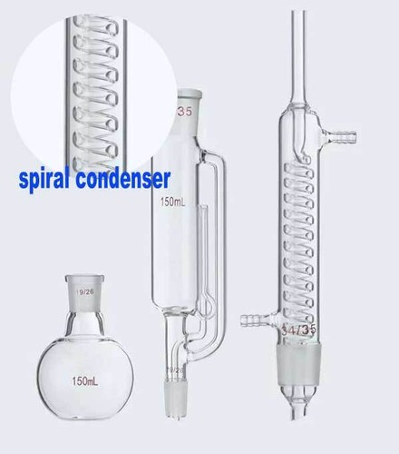 Labor 60 ml – 1000 ml Lehr-Soxhlet-Extraktor Biologie Glaswarenextraktion - Bild 10 von 10