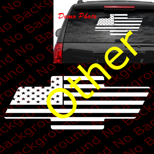 GRANDE - Pajarita Patriótica Bandera de Estados Unidos Himno Nacional Coche Vinilo Calcomanía Pajarita US021 - Imagen 6 de 6