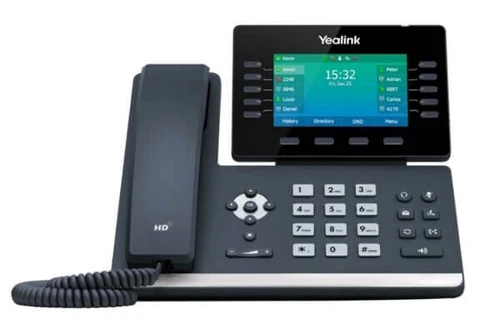 Yealink T54W IP Phone w/ built-in Bluetooth and Wi-Fi With Power Supply 