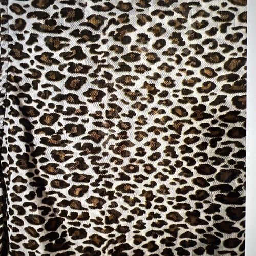 Victoria Secret Animal Print Mesh Wrap Front Bodysuit Size Small* - Picture 6 of 7