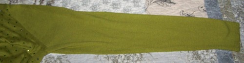 NWT Neiman Marcus Womens XL Green Embellished Beaded Pullover Sweater Silk Blend - Picture 7 of 11