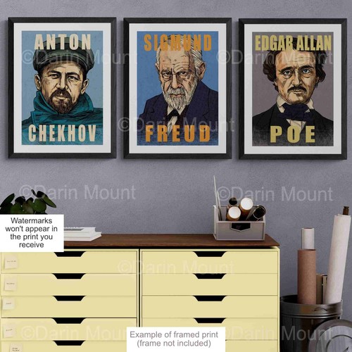 Stampa SIGMUND FREUD, Opzione per aggiungere citazione, Psicoanalisi Freud, Neurologia - Foto 7 di 7