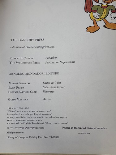 Disney's Wonderful World Of Knowledge 20 Book Collection 1970s Complete Set - Picture 8 of 13