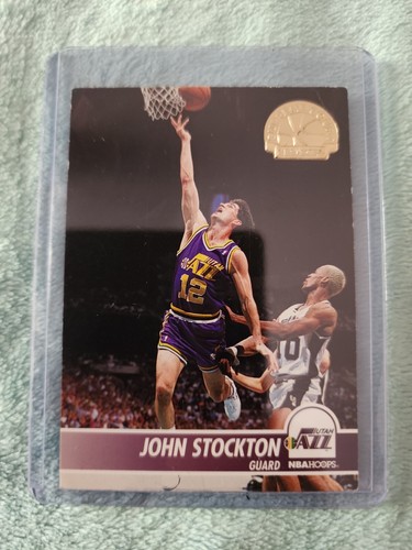 John Stockton Jazz Supreme Court NBA Hoops Skybox '93-'94 Trading Card - Picture 1 of 2