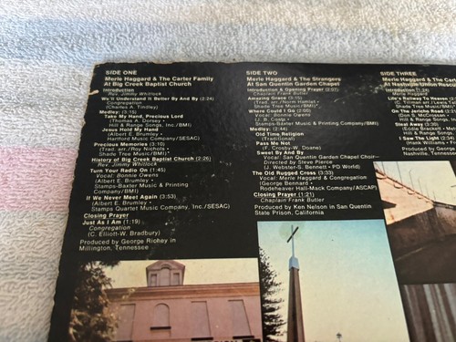 📀Merle Haggard And The Strangers - The Land Of Many Churches —Vinyl LP SWBO-803 - Picture 8 of 18