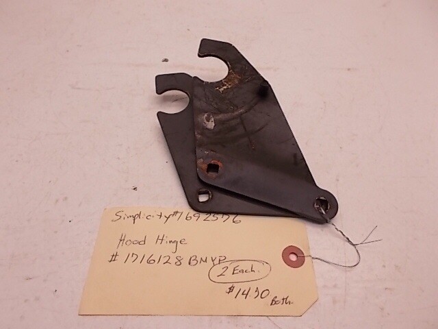 Simplicity 1716128BMYP Hood Hinge (1). From 1692576 Landlord