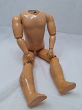Antique 19" Composition Doll Body No Damage 1.75" Neck w/Button Germany c1900