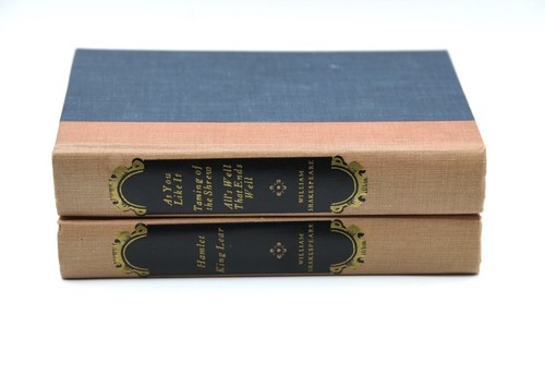 Vintage Set Hardcover Unicorn Pub 1950 William Shakespeare Hamlet King Lear Etc - Picture 1 of 6