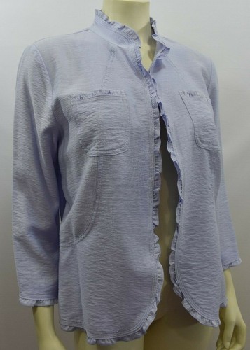 RUBY RD RUFFLE TRIM JACKET SZ 10 NEW WITH TAG - Picture 3 of 9