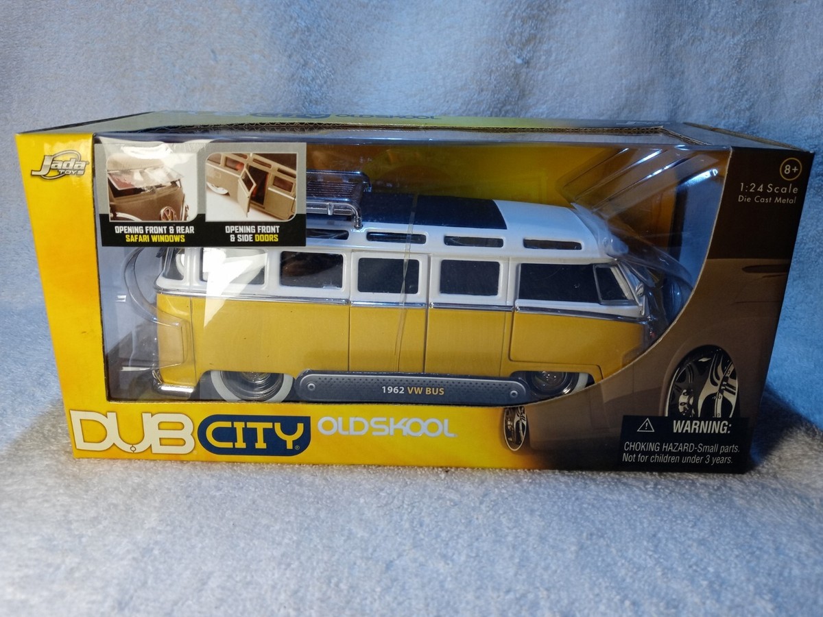 希少☆DUBCITY☆OLDSKOOL☆1962VOLKSWAGEN BUS☆ Jada Dub City OldSkool Wave 3 1962 VW Bus 62 Volkswagen Van