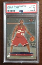 2003-04 Fleer Ultra Hummer H2 - #171 LeBron James (RC) PSA 8