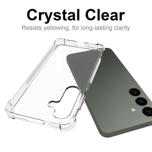 Clear Soft TPU Case Slim Shockproof Anti Slip Cover for Samsung Galaxy S24 Plus - Picture 4 of 4