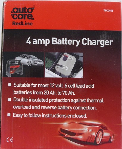 12v 4amp Battery Charger Tmx455. ((227) - Picture 2 of 7