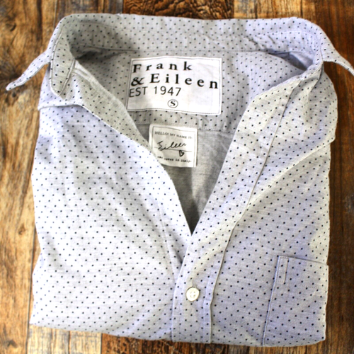 New Frank eileen womens Button Shirt Size S Eileen long sleeve shirt cotton