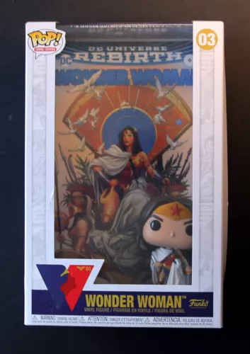 Funko Pop COMIC COVER-DC UNIVERSE-Wonder Woman, #03, Hard Case, , NIB-Mint