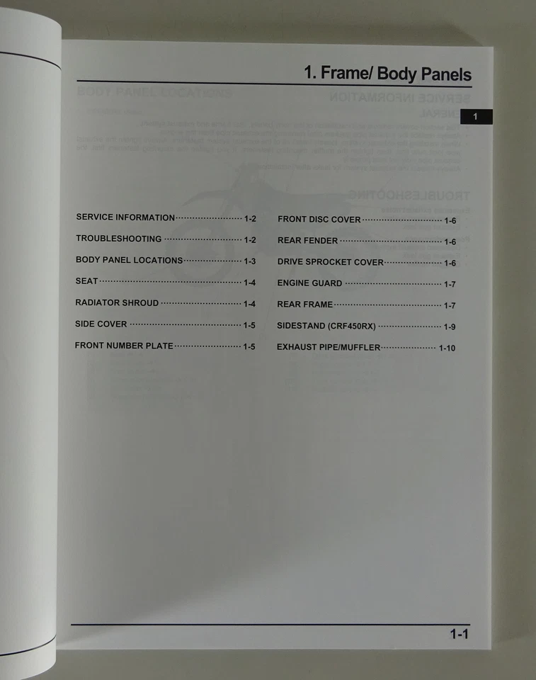 Manual de Servicio/Competencia Manual Honda Crf 450 R / Rx / Rwe Desde 04/2022 - Imagen 3 de 4